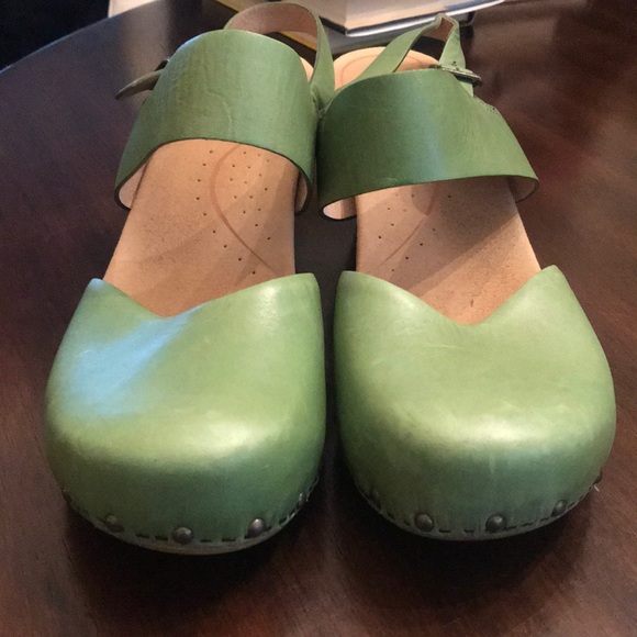 Dansko Shoes - Dansko Mary Janes spring green leather 42